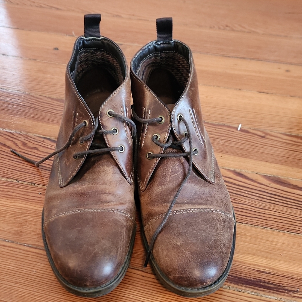 Men's Brown Leather Clark's Boots